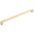Belwith Keeler Avenue 18 Inch Center to Center Modern Minimalist Appliance Handle / Appliance Pull Brushed Golden Brass