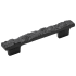 Belwith Keeler Sandrine 3-3/4 " (96 mm) or 5 1/16 " (128 mm) Center to Center Rustic Raw Textured Bar Cabinet Handle / Drawer Pull Black Mist