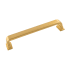 Belwith Keeler Brighton 6-5/16" Center to Center Squared Bridge Cabinet Handle / Drawer Pull Brushed Golden Brass