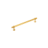 Belwith Keeler Ostia 12" Center to Center Elegant Modern Industrial Appliance Bar Handle / Appliance Bar Pull Brushed Golden Brass