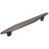 Belwith Keeler Pebble 12" Center to Center Organic Zen Appliance Handle / Appliance Pull Black Nickel Vibed