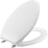 Bemis Elongated Commercial Closed-Front Toilet Seat with Self-Sustaining Hinge White