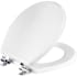 Bemis Mayfair Benton Round Enameled Wood Closed-Front Toilet Seat White