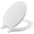 Bemis Round Enameled Wood Closed-Front Toilet Seat White