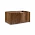 BEMMA Terra 36" Single Wall Mounted Vanity Cabinet Only - Less Vanity Top Walnut / Brushed Nickel Hardware