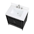 BEMMA Gracie 30" Quartz Vanity Top with Backsplash White Quartz
