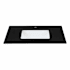 BEMMA Terra 36" Quartz Vanity Top Black Quartz