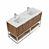 BEMMA Terra 60" Quartz Vanity Top White Quartz