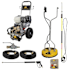 BE Power Equipment 4200 PSI 4.2 GPM Gas Powered Cold Water Pressure Washer with 389 CC Honda Engine N/A