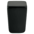 Berenson Mini Small 1/2" Modern Square Button Cabinet Knob / Drawer Knob by R. Christensen Black