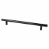 Berenson Tempo 7-9/16" (192mm) Center to Center Contemporary Bar Style Cabinet Handle / Drawer Pull Black