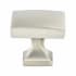 Berenson Epoch Edge 1-3/8 Inch Squared Rectangle Cabinet Knob / Drawer Knob from the Uptown Appeal Series Brushed Nickel
