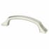 Berenson Epoch Edge 3-3/4 Inch Center to Center Handle Arched Cabinet Handle / Drawer Pull Brushed Nickel