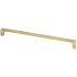 Berenson Swagger 12-19/32" (320 mm) Center to Center Modern Cabinet Handle / Drawer Pull from the Uptown Appeal Collection Modern Brushed Gold