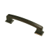 Berenson Hearthstone Pack of (10) - 6" Center to Center Thick Bold Farmhouse Cabinet Handles / Drawer Pulls Weathered Verona Bronze