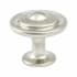 Berenson Advantage 1-1/4 Inch Mushroom Cabinet Knob Brushed Nickel
