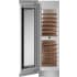 Bertazzoni 24 Inch Wide 80 Bottle Capacity Left Swing Column Wine Cooler with Panel-Ready Door and Humidity Control Panel Ready