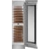 Bertazzoni 24 Inch Wide 80 Bottle Capacity Right Swing Column Wine Cooler with Humidity Control Panel Ready