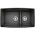 Blanco Performa 33" Undermount Double Basin SILGRANIT Kitchen Sink Anthracite