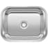 Blanco Stellar 23" Single Basin Undermount Stainless Steel Laundry Sink Refined Brushed