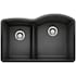 Blanco Diamond 32" Undermount Double Basin SILGRANIT Kitchen Sink Anthracite