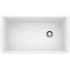 Blanco Diamond 33-1/2" Undermount Single Basin SILGRANIT Kitchen Sink - Less Undermount Clips 440851 White