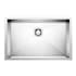 Blanco Quatrus 28" Undermount Single Basin Stainless Steel Kitchen Sink Refined Brushed