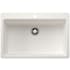 Blanco Liven 33" Drop-In/Undermount Super Single Basin SILGRANIT Kitchen Sink White