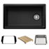 Blanco Inteos 33" Undermount Single Basin Granite Composite Kitchen Sink with Colander and Cutting Board Anthracite