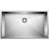 Blanco Precision 32" Undermount Single Basin Stainless Steel Kitchen Sink with Zero Radius Corners Satin