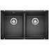 Blanco Precis 29-3/4" Undermount Double Basin SILGRANIT Kitchen Sink Anthracite