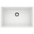 Blanco Precis 26-13/16" Undermount Single Basin SILGRANIT Kitchen Sink White