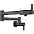 Blanco Culina II 1.5 GPM Wall Mounted Single Hole Pot Filler Matte Black