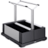 Blanco Storage Caddy 40 Kitchen Cabinet Organizer - Double Black
