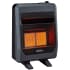 Bluegrass Living 20,000 BTU Natural Gas Infrared Space Heater with Base Feet and T-Stat Control Black