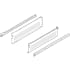Blum METABOX 18" Long x 4-5/8" High Drawer Slide Set White