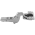 Blum CLIP Top Inset Screw-On Cabinet Door Hinge with 95-Degree Opening Angle Nickel