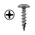 Blum #8 x 3/4" Truss head, Coarse Thread Wood Screw Box of 100 N/A