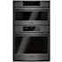 Bosch 800 Series 30 Inch Wide 6.2 Cu. Ft. Electric Double Oven with Fast Preheat and SpeedChef Black Stainless Steel