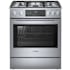 Bosch Benchmark® 32 Inch Wide 4.6 Cu. Ft. Slide In Dual Fuel Range with Convection Pro and QuietClose Stainless Steel
