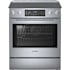 Bosch 800 Series 32 Inch Wide 4.6 Cu. Ft. Slide In Electric Range with Convection Pro and Self Clean Cycle Stainless Steel