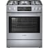 Bosch 800 Series 32 Inch Wide 4.8 Cu. Ft. Slide In Gas Range with Viewing Window and 3 Racks Stainless Steel