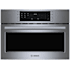 Bosch 500 Series 27 Inch Wide 1.6 Cu. Ft. 1650 Watt Built In Microwave with Touch Controls and 10 Power Levels Stainless Steel