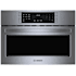 Bosch 800 Series 27 Inch Wide 1.6 Cu. Ft. 1920 Watt Built In Microwave with SpeedChef and Weight Control Sensor Cooking Stainless Steel