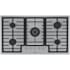 Bosch 800 Series 36 Inch Wide 5 Burner Natural Gas Cooktop with FlameSelect and Dual Flame Power Burner Stainless Steel