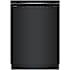 Bosch 300 Series 24 Inch Wide 16 Place Setting Built-In Front Control Dishwasher with PureDry and PrecisionWash Black