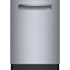 Bosch 24 Inch Wide 16 Place Setting Built-In Fingerprint Resistant Top Control Dishwasher with CrystalDry and PrecisionWash Stainless Steel