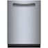 Bosch 500 Series 24 Inch Wide 16 Place Setting Built-In Fingerprint Resistant Top Control Dishwasher with PureDry and PrecisionWash Stainless Steel