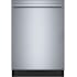 Bosch 24 Inch Wide 16 Place Setting Built-In Fingerprint Resistant Top Control Dishwasher with PureDry and PrecisionWash Stainless Steel