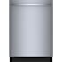 Bosch 24 Inch Wide 16 Place Setting Built-In Fingerprint Resistant Top Control Dishwasher with CrystalDry and Flexible Third Rack Stainless Steel
